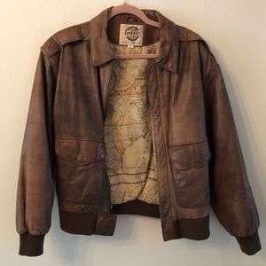 Vintage Global Identity G-III Leather bomber